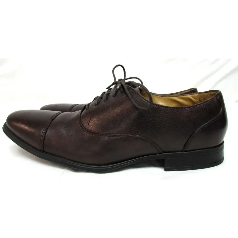 Cole Haan men's size 11 M brown leather loafers comfort dress shoe